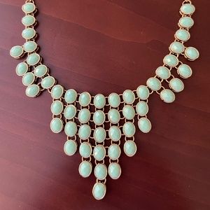 Pale Jade Green Statement Necklace